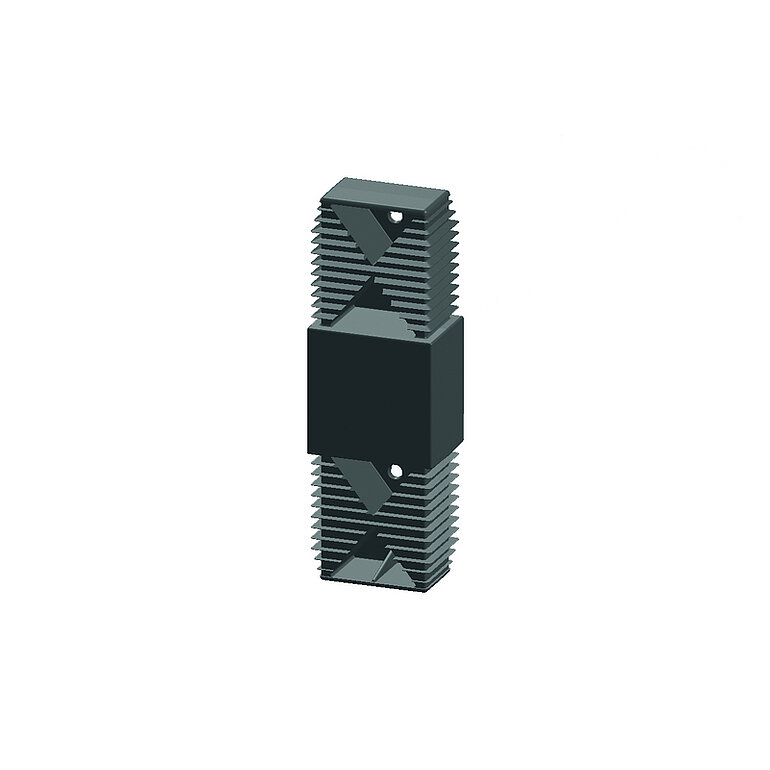 Produktbild: Längsverbinder System 40/60, Schwarz, Kunststoff, Materialstärke 2,5mm