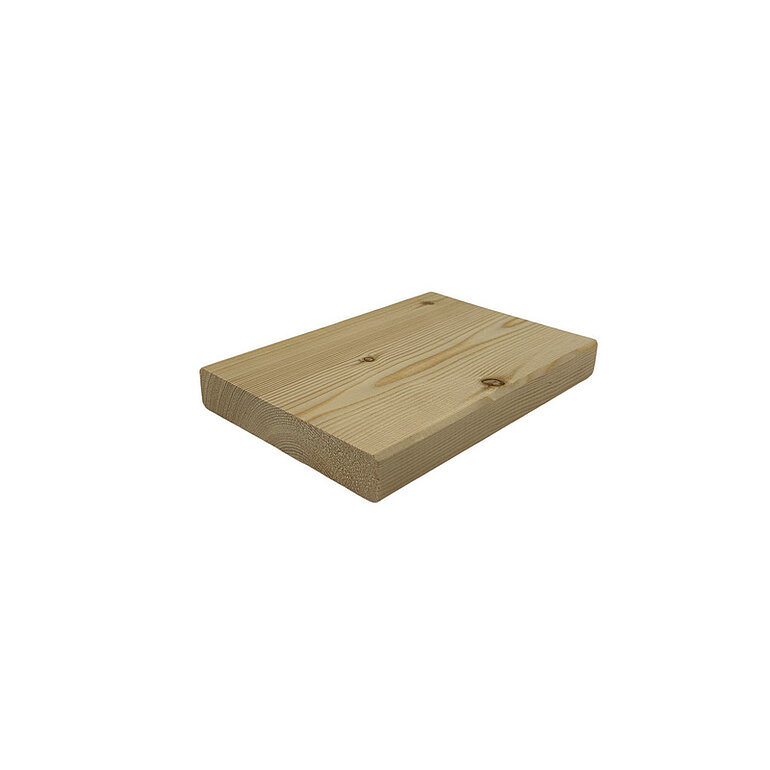 Produktbild: Terrassendiele kanadische Gebirgsdouglasie unbehandelt beidseitig glatt - 26 x 142 mm