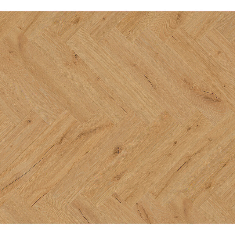 Produktbild: Klick-Vinylboden SPC Ginger Oak Fischgrät - SPC-Vinyl