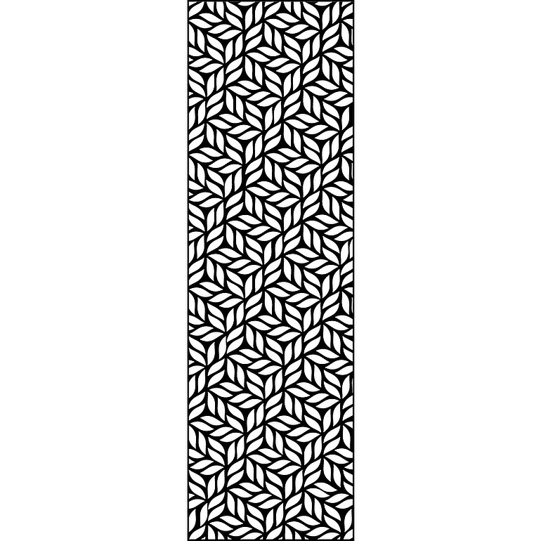 Produktbild: Designeinsatz Leafs XL, Anthrazit, Alu pulverbeschichtet