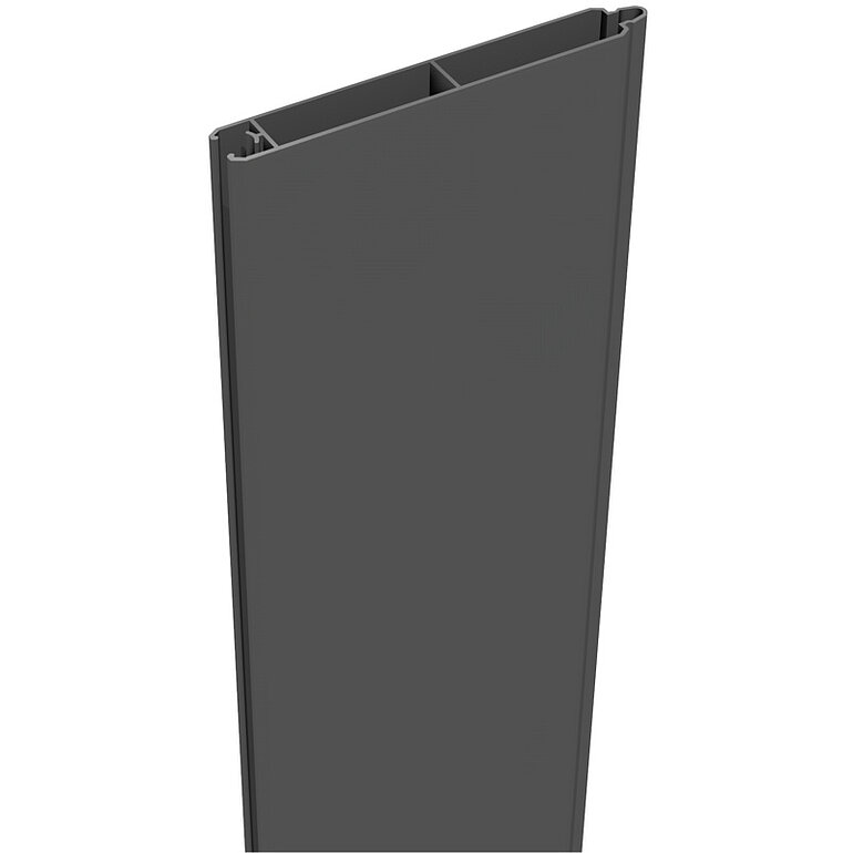 Produktbild: Einzelprofil TudoAlu, Aluminium, Anthrazit, 180x15x2cm