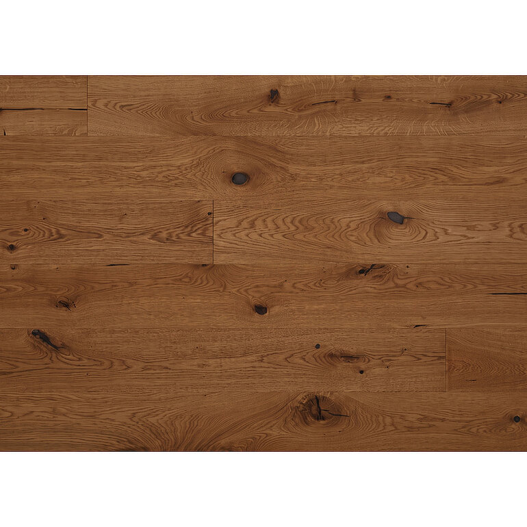 Produktbild: Parkett Eiche Landhausdiele castle brown geölt Rustikal - INDIVIDUAL LINE