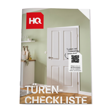 Titelbild des Folders zur Türen-Checkliste