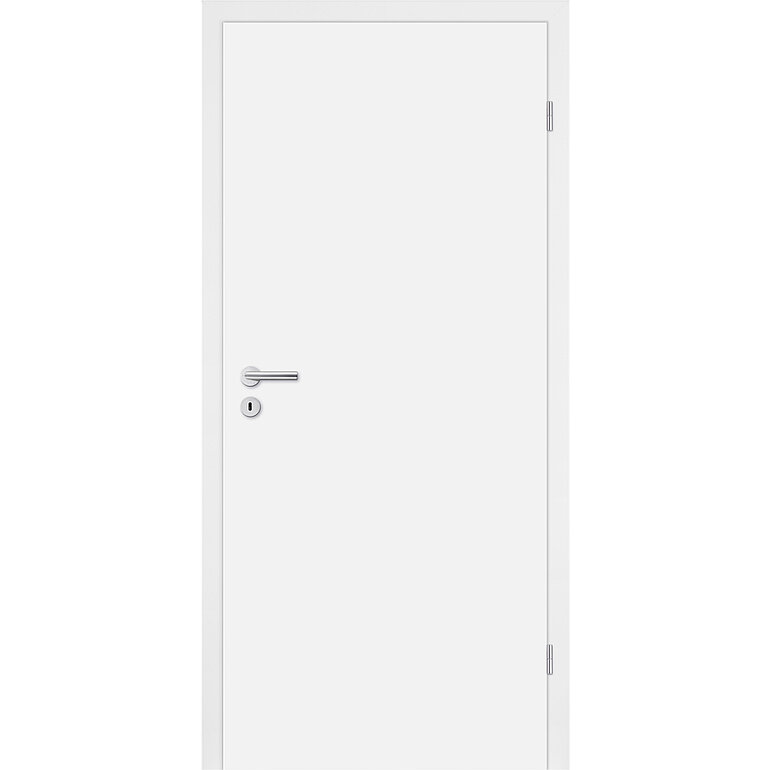 Produktbild: Zimmertür Lack Diamant weiß ähnlich RAL 9003 glatt Röhrenspan KK1