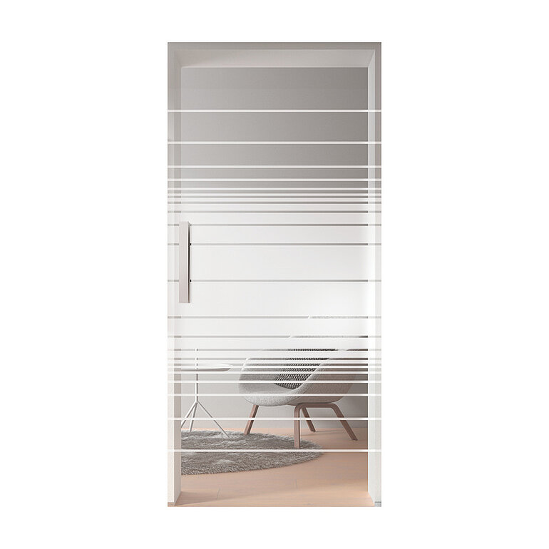 Produktbild: Glasschiebetür Klar Horizo "GLASWORK 180"