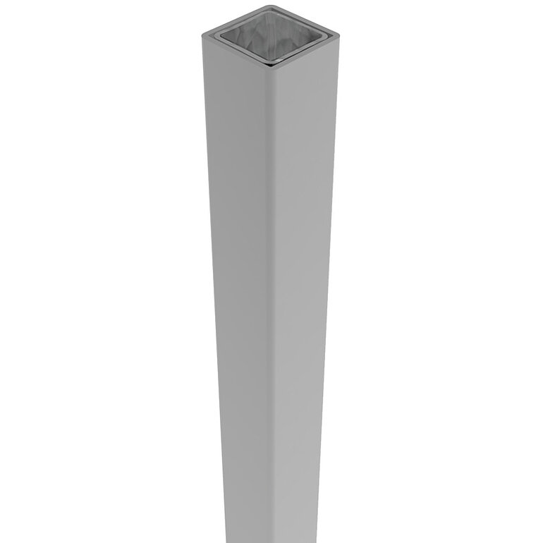 Produktbild: Torpfosten für Glas/HPL, Aluminium, zum Einbetonieren, Silbergau