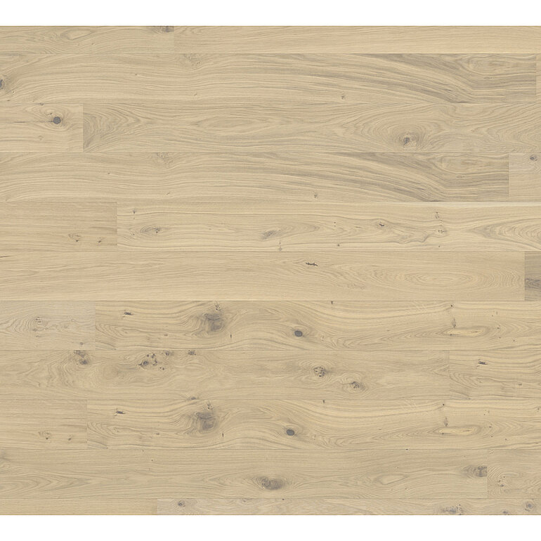 Produktbild: Parkett Eiche Bialo Landhausdiele Weiß geölt - Landhausdiele 2.5