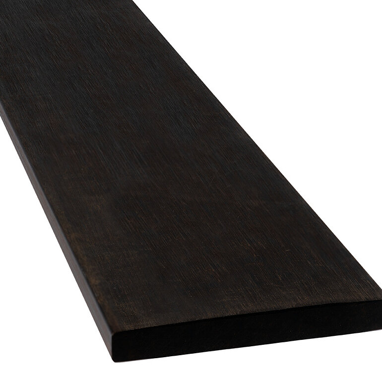 Produktbild: Terrassendiele Bambus thermobehandelt geölt einseitig genutet, einseitig glatt - 20 x 155 mm