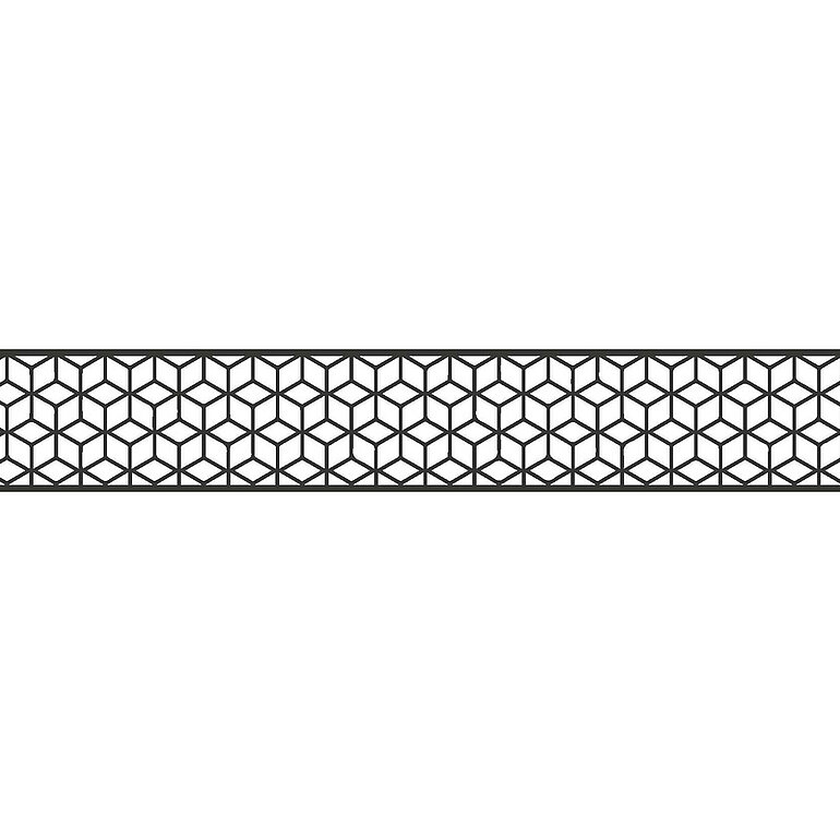 Produktbild: Designeinsatz Cube, Anthrazit, Alu pulverbeschichtet