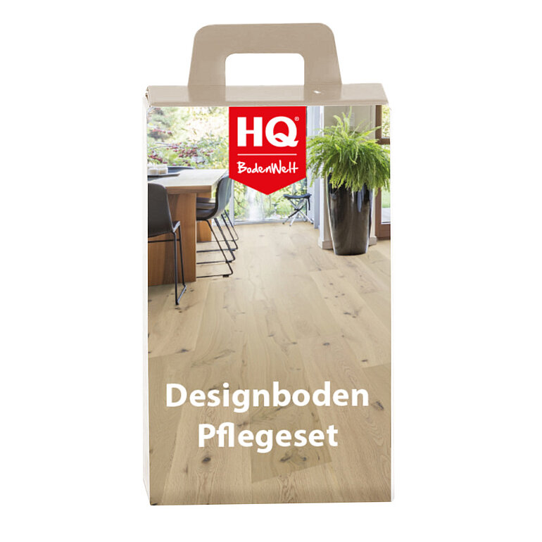 Produktbild: Designboden-Pflegeset (1 x PU-Reiniger 750ml, 1 x Vollpflege 750ml)