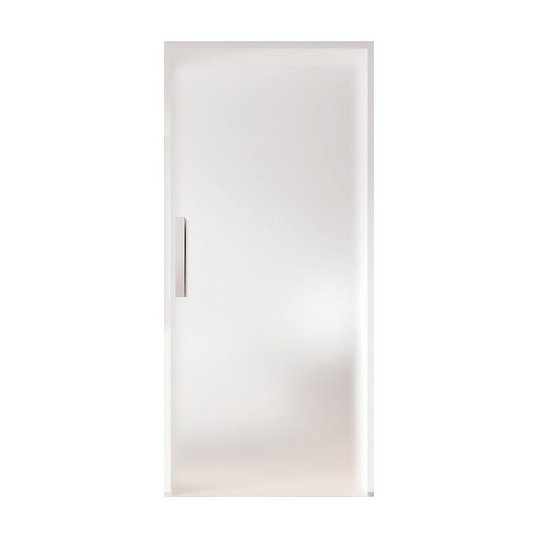 Produktbild: Glasschiebetür Satiniert Klarglas "GLASWORK 180"