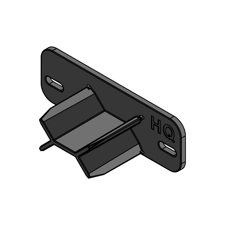 Produktbild: T-Verbinder Vario plus, Kunststoff, flach, zum Aussteifen, inkl. 2 Bohrschrauben