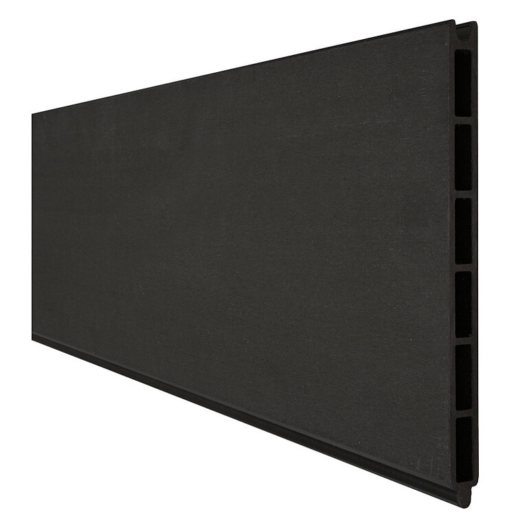 Produktbild: Einzelprofil TudoLargo, BPC, monoextrudiert, Dunkelgrau, 180x25,3x1,9cm