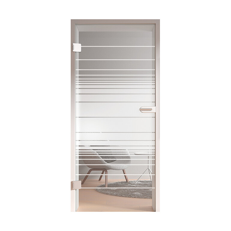 Produktbild: Ganzglastür Klar Horizo "GLASWORK 90"