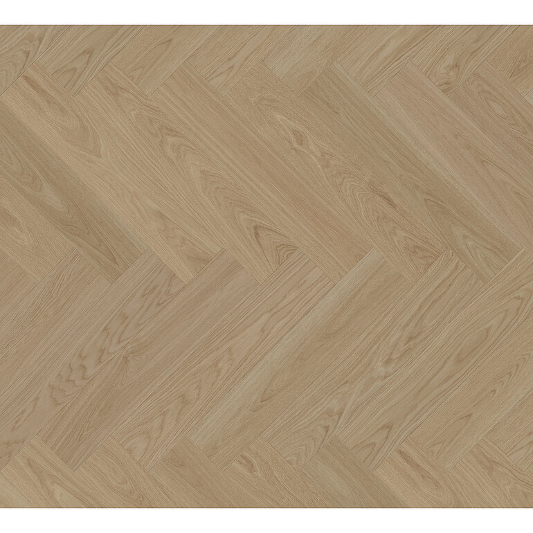 Produktbild: Klick-Vinylboden SPC Flax Oak Fischgrät - SPC-Vinyl
