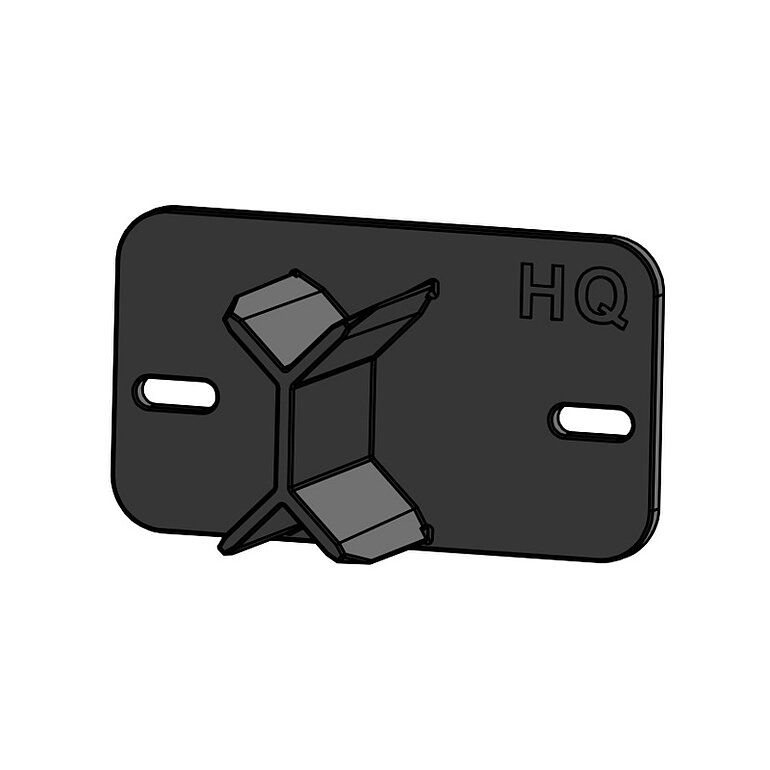 Produktbild: T-Verbinder Vario plus, Kunststoff, hochkant, zum Aussteifen, inkl. 2 Bohrschrauben