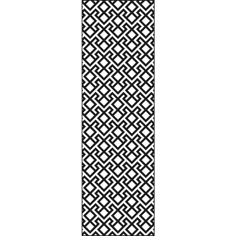 Produktbild: Designeinsatz Abstract XL, Anthrazit, Alu pulverbeschichtet