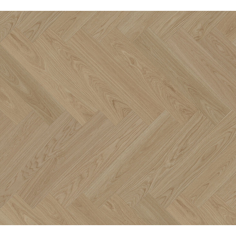 Produktbild: Klick-Vinylboden SPC Flax Oak Fischgrät - SPC-Vinyl