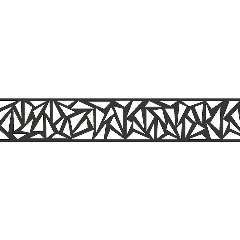 Produktbild: Designeinsatz Triangle, Anthrazit, Alu pulverbeschichtet