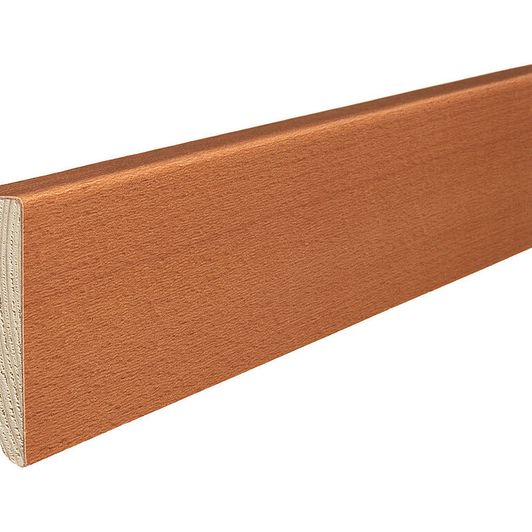 Produktbild: Steck-Sockelleiste Buche natur gedämpft furniert matt 2200x58x16mm