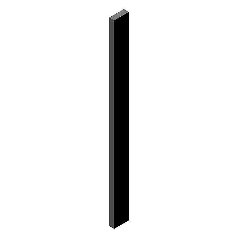 Produktbild: Griffleistenpaar gerundet 350x30mm