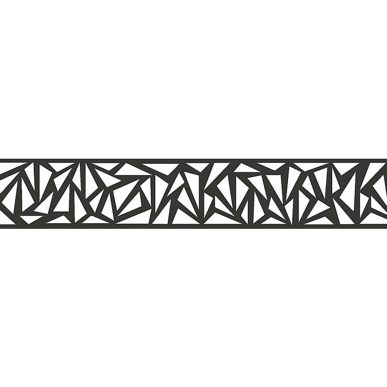 Produktbild: Designeinsatz Triangle, Anthrazit, Alu pulverbeschichtet