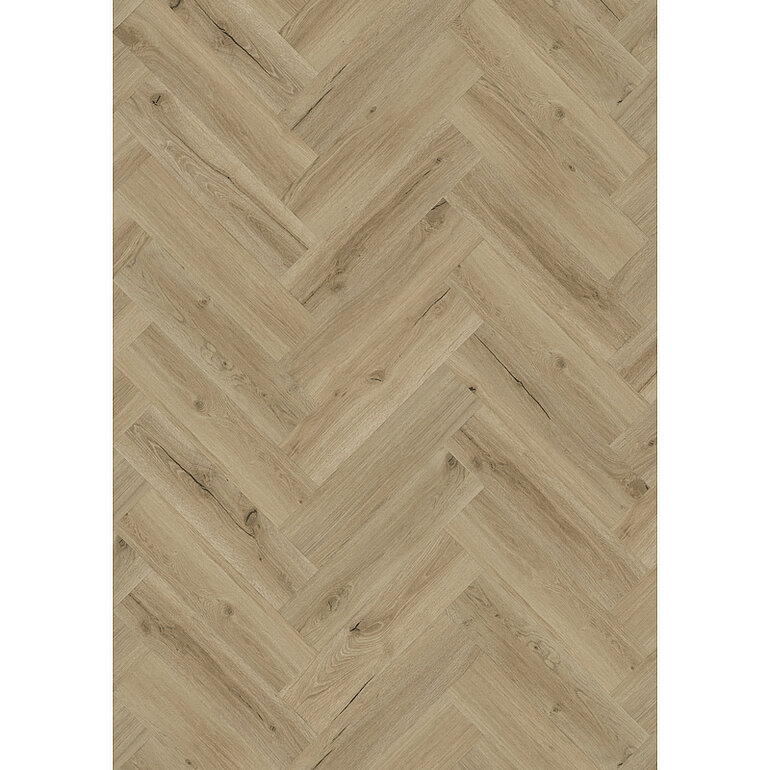 Produktbild: Klick-Vinylboden SPC Eiche Arcus Fischgrät - Rigid-LVT
