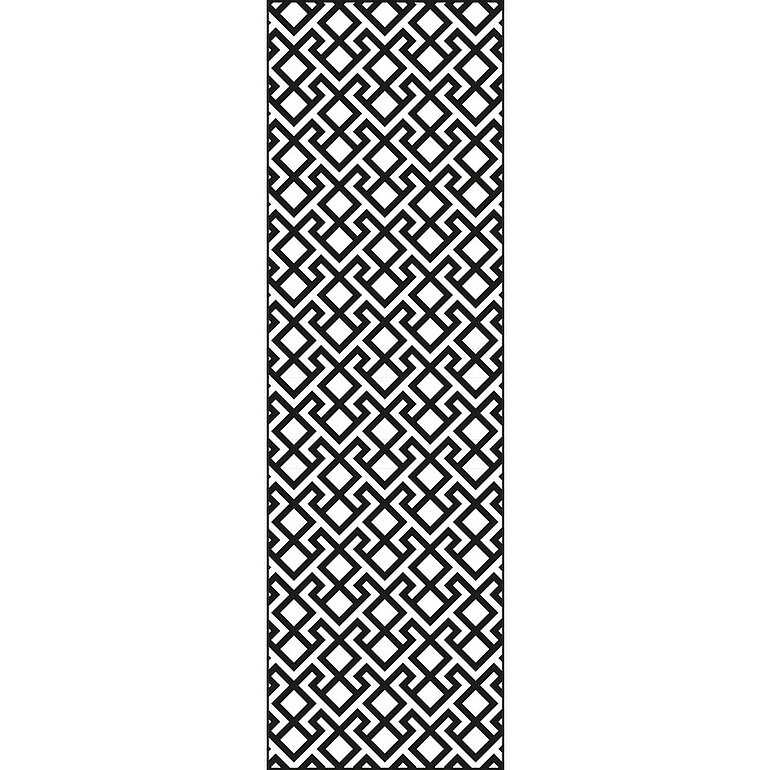 Produktbild: Designeinsatz Abstract XL, Anthrazit, Alu pulverbeschichtet
