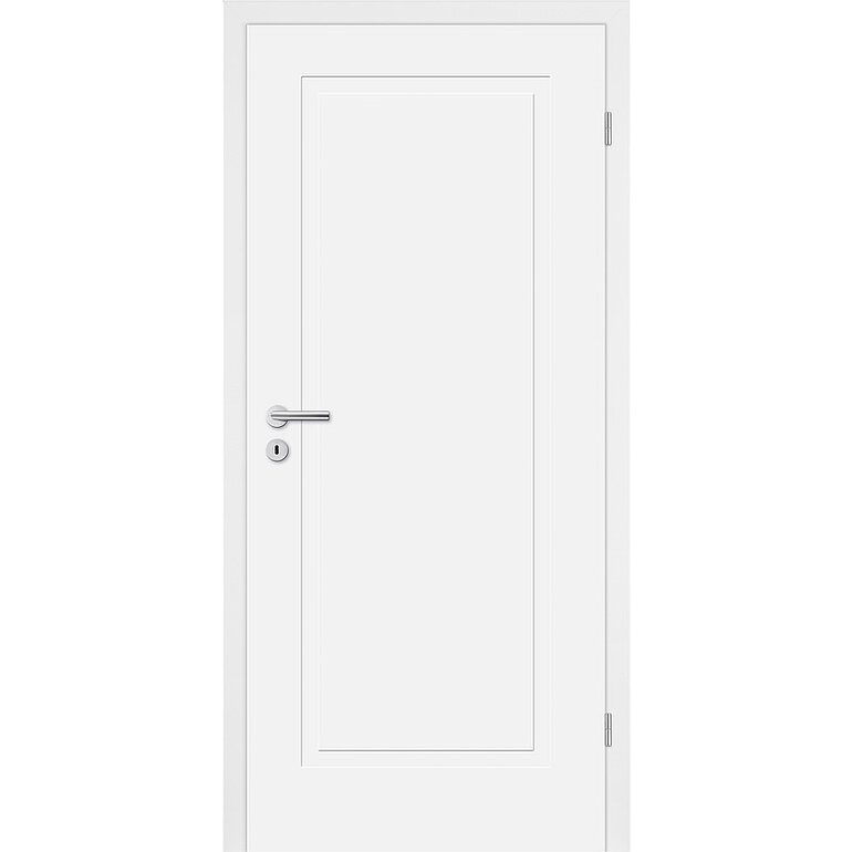 Produktbild: Zimmertür Lack Diamant weiß ähnlich RAL 9003 1 Füllung FG Röhrenspan KK1