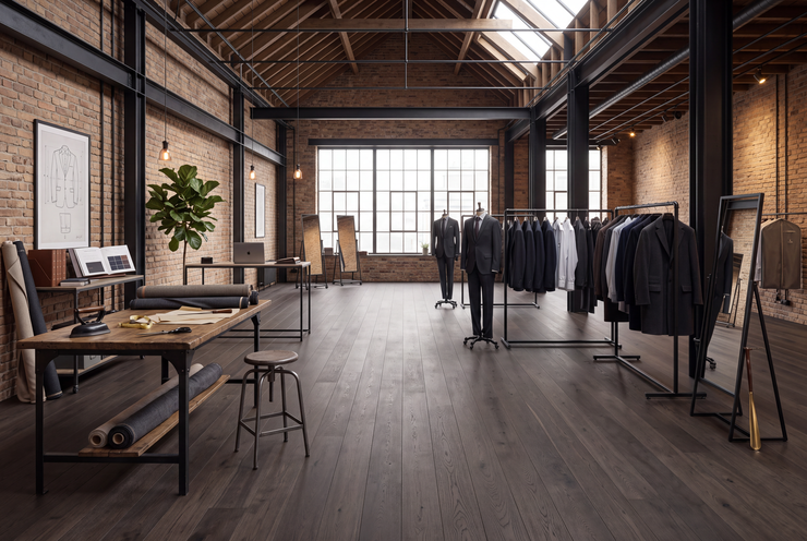 Premium Laden für Änderungsschneiderei im Loftstil