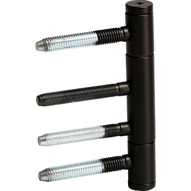 Produktbild: Band 3-tlg. Blackline für gefälzte Türen an Holzzargen