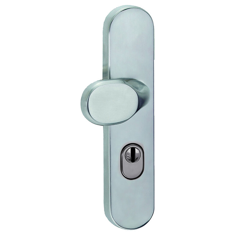 Produktbild: Kombi-Schutzgarnitur Guard Schild/Schild inkl. Griffstück Angolo, ES1/S2-Norm, Außenschild mit Edelstahlabdeckung