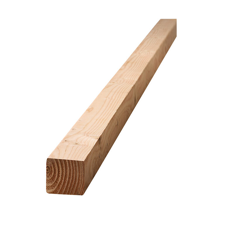 Produktbild: Pfosten europ. Douglasie, unbehandelt, glatt gehobelt, 4000x90x90mm