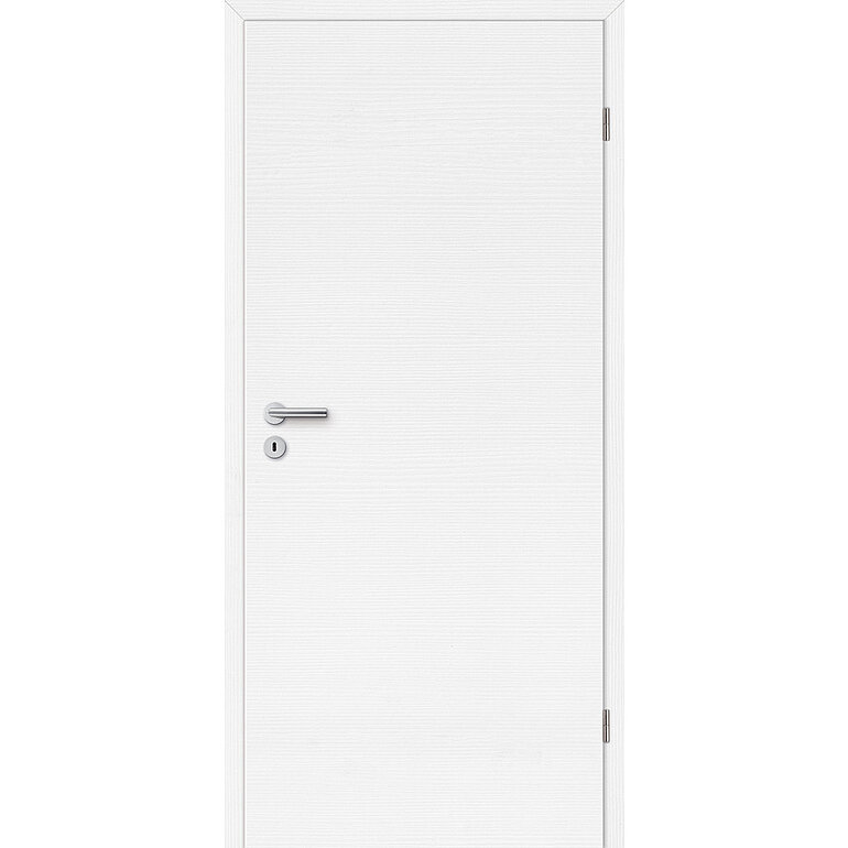 Produktbild: Zimmertür CPL Struktura weiß quer glatt Röhrenspan KK1