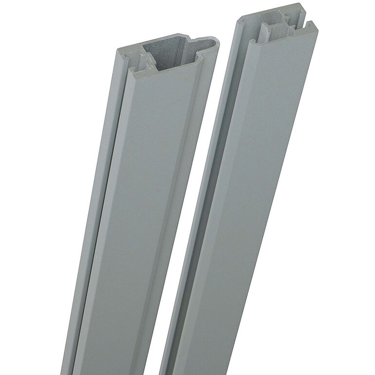 Produktbild: Adapterleisten Set inkl. Bürstendichtung Silbergrau 180cm