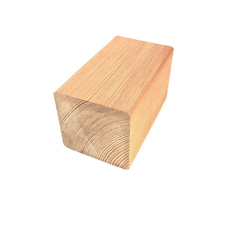 Produktbild: Pfosten sib. Lärche, unbehandelt, glatt gehobelt, Längskanten gefast, 4000x90x90mm