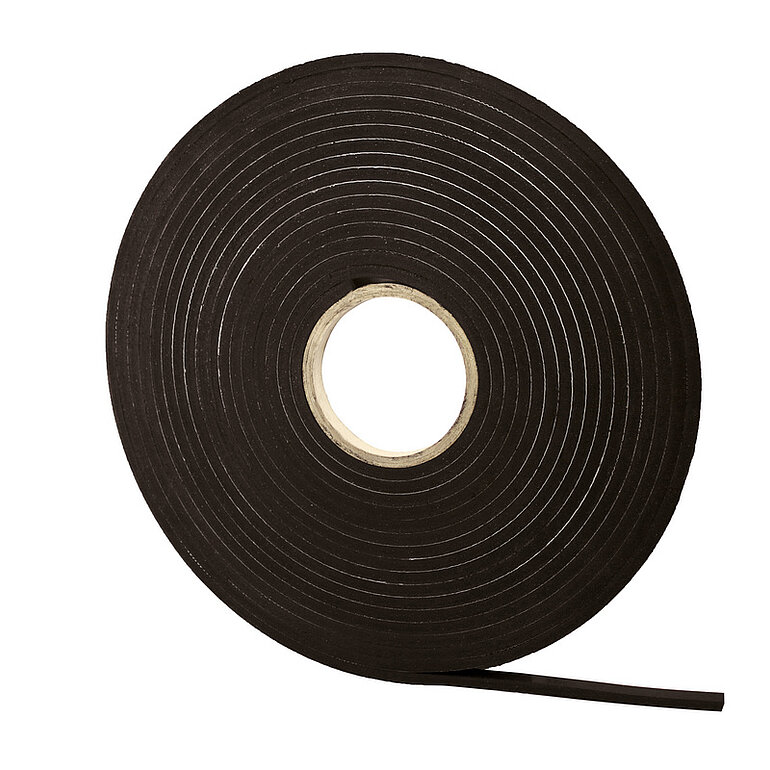 Produktbild: Distanz- und Belüftungsband, einseitig selbstklebend, 10x6mm, Länge 10m