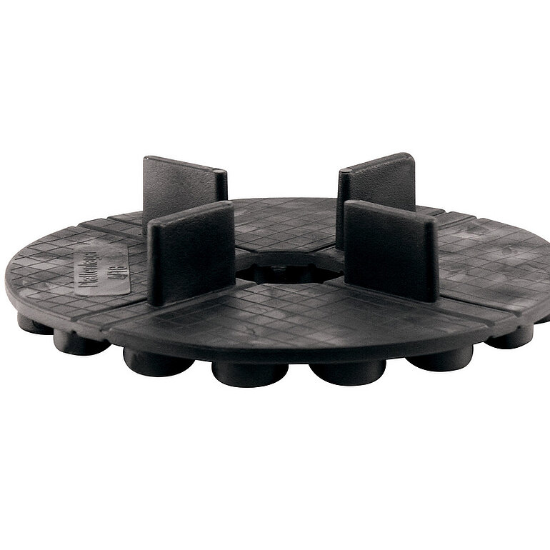 Produktbild: Plattenlager Flex 4/18, Aufbauhöhe 10,6mm, 50 Stück / Pack