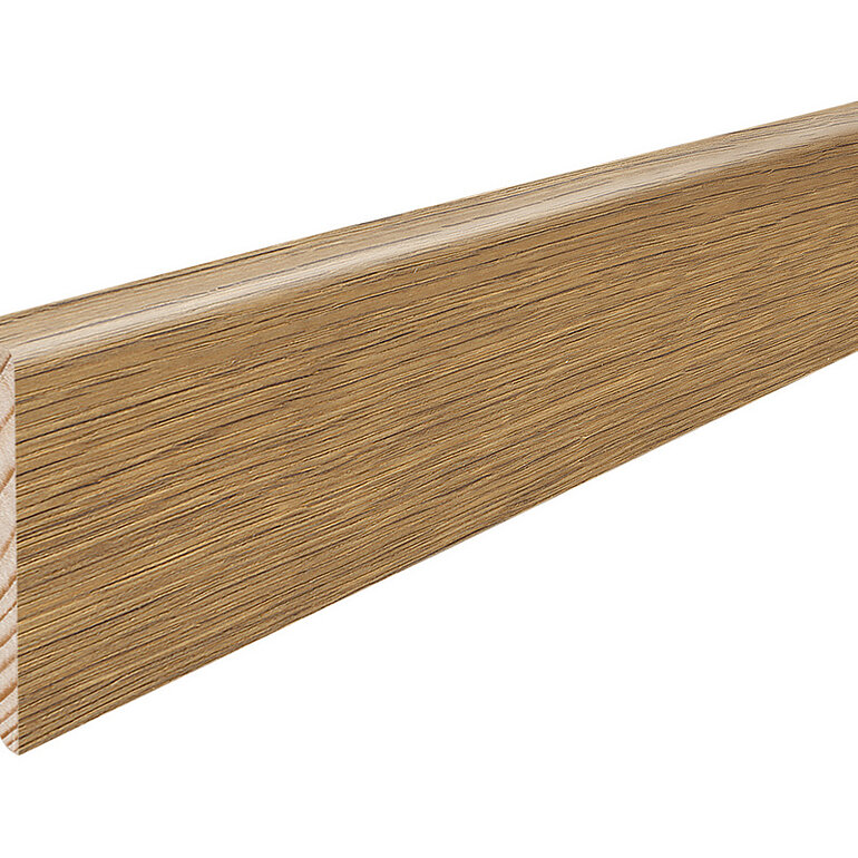 Produktbild: Steck-Sockelleiste Raucheiche furniert geölt 2200x58x16mm
