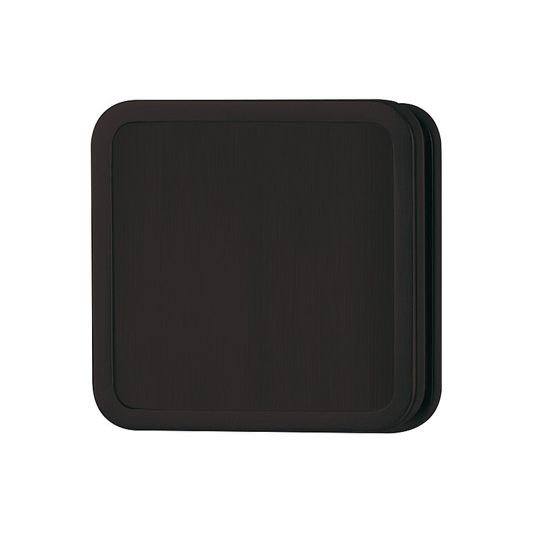 Produktbild: Griffmuschelpaar eckig Blackline, ø 58mm