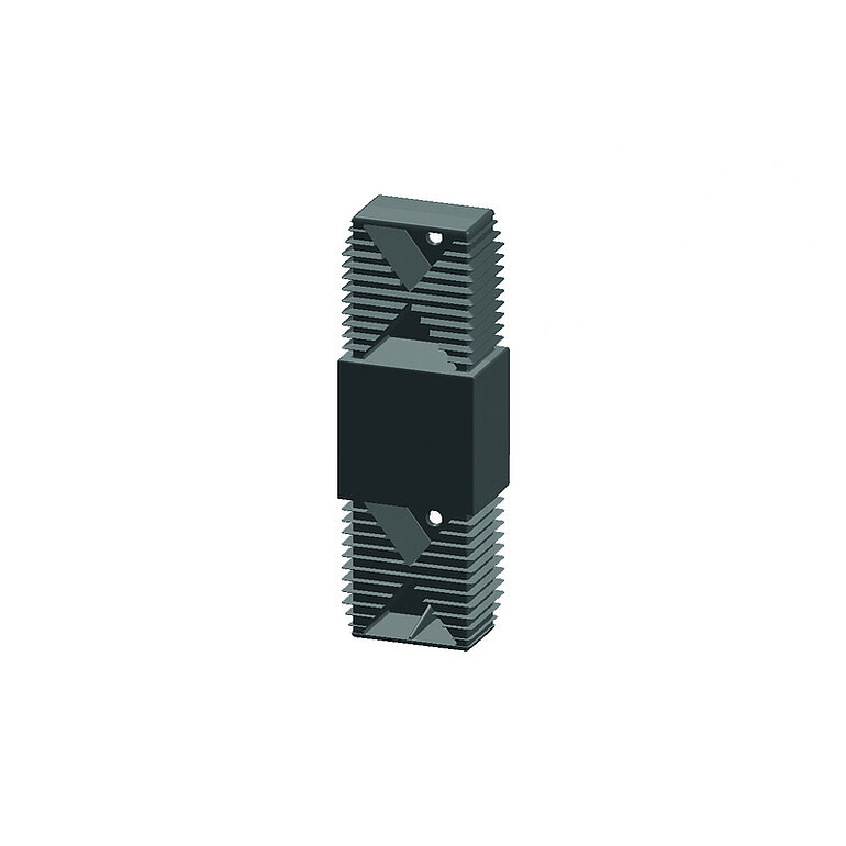 Produktbild: Längsverbinder System 40/60, Schwarz, Kunststoff, Materialstärke 2,5mm