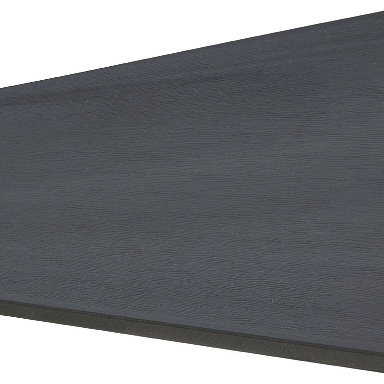 Produktbild: Einzelprofil Tudo, BPC, coextrudiert, Steingrau, 180x15x1,9cm