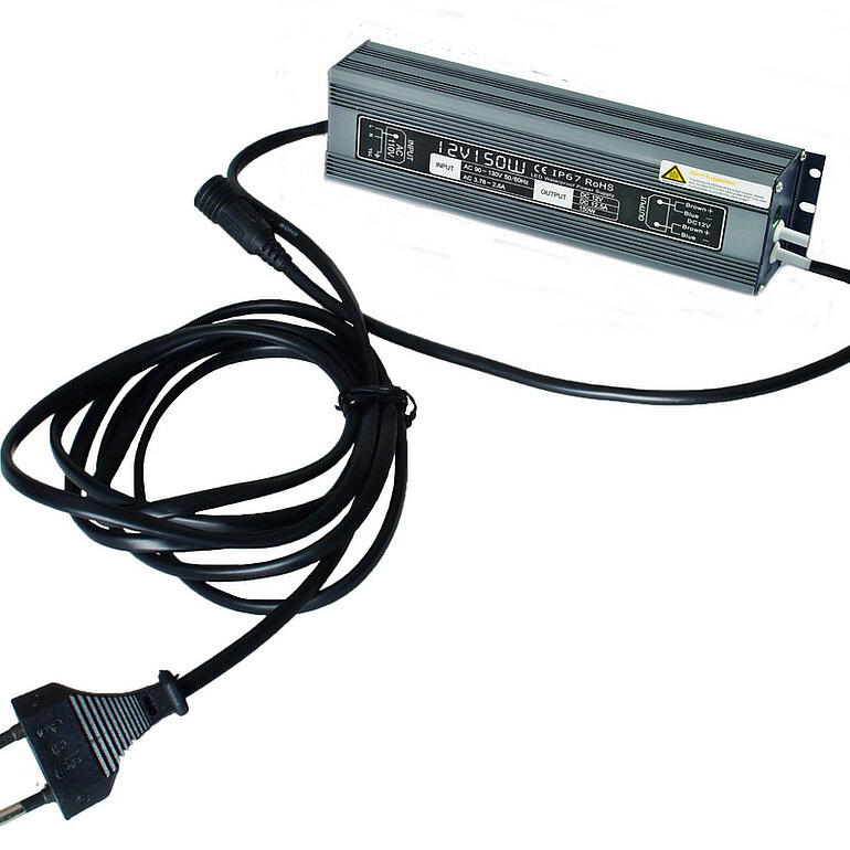 Produktbild: Trafo für Lichtleiste LED Tudo/TudoLargo, 80 Watt (5 Lichtleisten), IP67