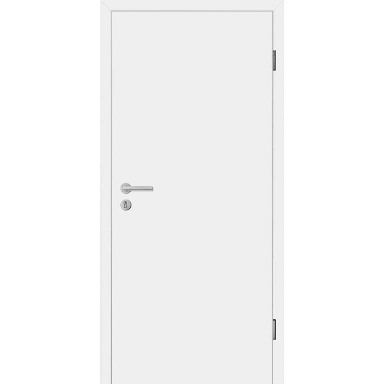 Produktbild: Wohnungseingangstür Lack Diamant weiß ähnlich RAL 9003 glatt Vollspan KK3