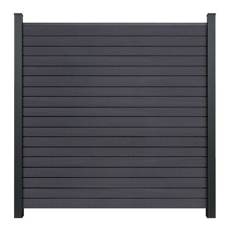 Produktbild: Sichtschutzzaun BPC Anthrazit "TudoRhombus"