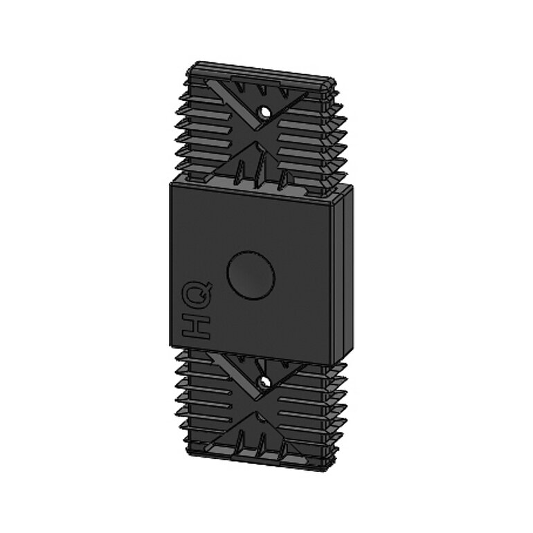 Produktbild: Längsverbinder System 20/60, Schwarz, Kunststoff, Materialstärke 2,5mm