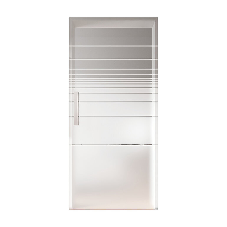 Produktbild: Glasschiebetür Satiniert Horizo "GLASWORK 180"