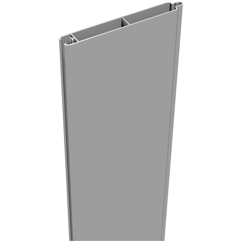 Produktbild: Einzelprofil TudoAlu, Aluminium, Silbergau, 180x15x2cm