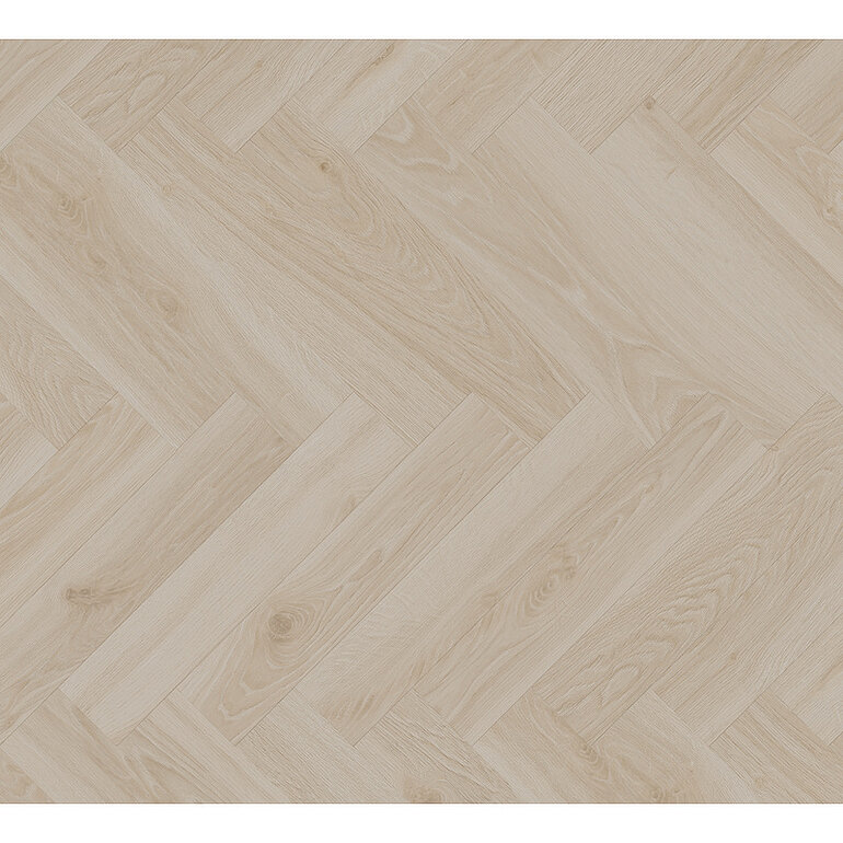 Produktbild: Klick-Vinylboden SPC Tea Oak Fischgrät - SPC-Vinyl