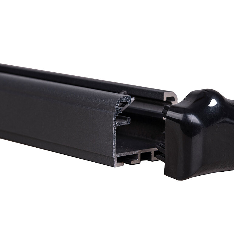 Produktbild: Universalwandanschlussleiste Tudo/TudoLargo/TudoAlu, Anthrazit